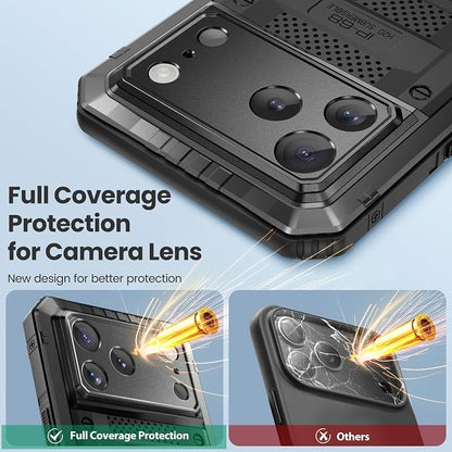 Mitywah Waterproof Case for iPhone 17 Pro, Rugged Metal Case - Image 6