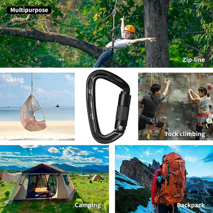 BEIFENG 25KN Auto Locking Carabiner - Image 7
