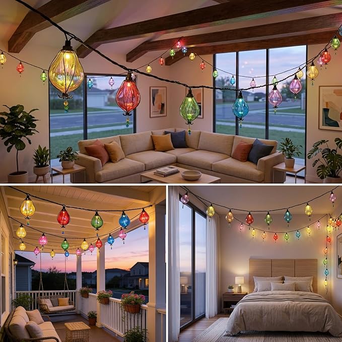 Vigdur Multicolor Outdoor String Lights - Image 5