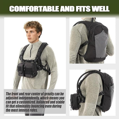 2-in-1 Hydration Backpack & Tactical Chest Pack - Image 4