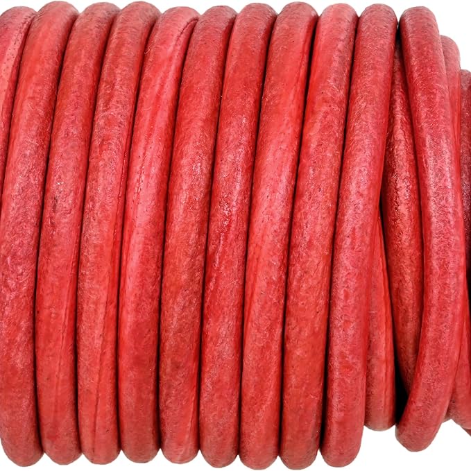 GENIQUE Real/Genuine Round Leather String Cord - Image 3