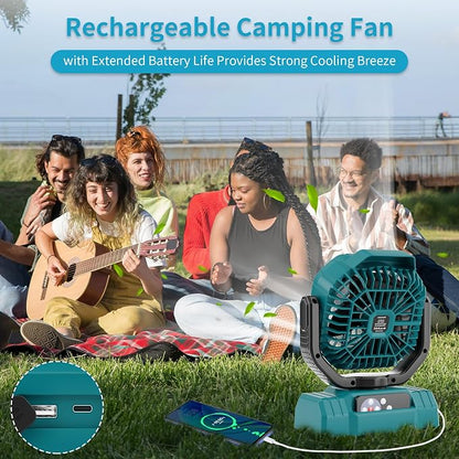 AVV 20000mAh High Speed Portable Camping Rechargeable Fan - Image 4
