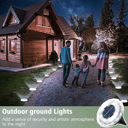 echosari Solar Ground Lights 6 Pack, Upgraded Solar Garden Lights Auto ON/Off - Image 7