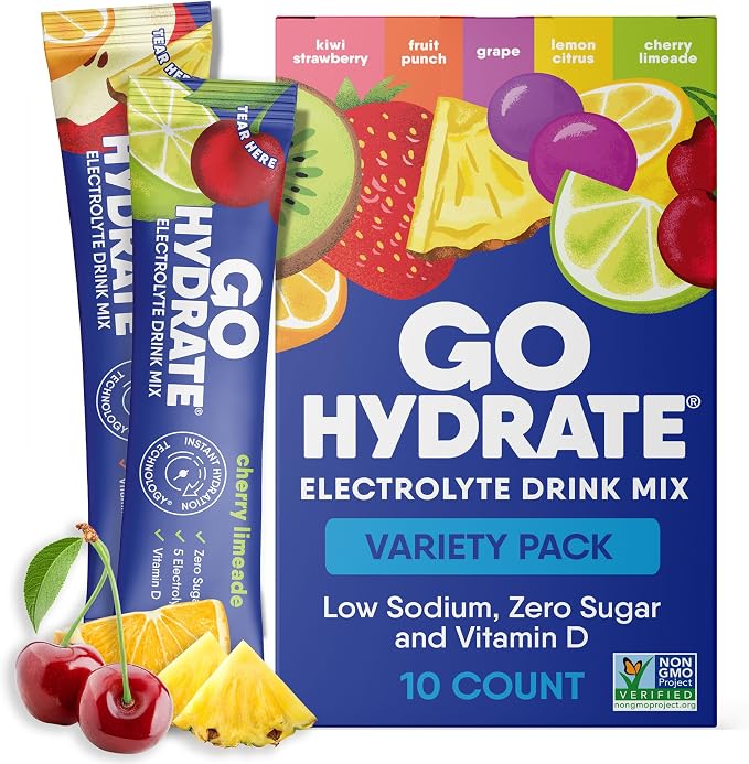 GoHydrate Instant Hydration Powder Packets by GoHydrate