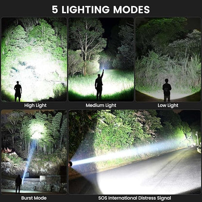 Rechargeable Flashlights High Lumens, 000 Lumens Super Bright Led Flashlights - Image 6