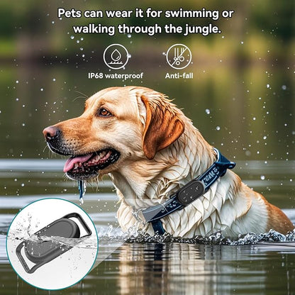 DDJ Dog Collar Holder for Samsung Smart Tag 2, Dog GPS Tracker Waterproof - Image 2