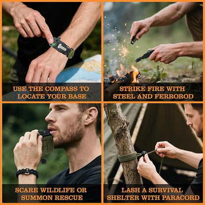 Paracord Survival Bracelet - Image 4