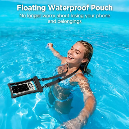 CACOE [Floatable Floating Universal IPX8 Waterproof Phone case 2 Pack-Up to - Image 2
