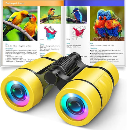 Toys for 3-7 Year Old Girl Boy: LET'S GO! Bird Watching Binoculars for Kids by LETSGO