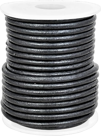 GENIQUE Real/Genuine Round Leather String Cord - Image 3
