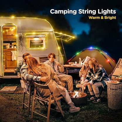 OGERY Camping String Lights, 4 in 1 Quick Storage 32.8FT Rechargeable Tent - Image 8