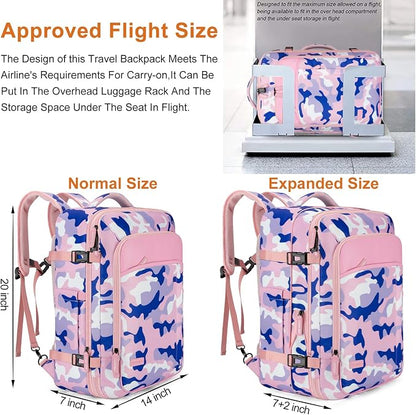 Lumesner Carry on Travel Backpacks, Extra Large 40L Flight Approved - Image 3