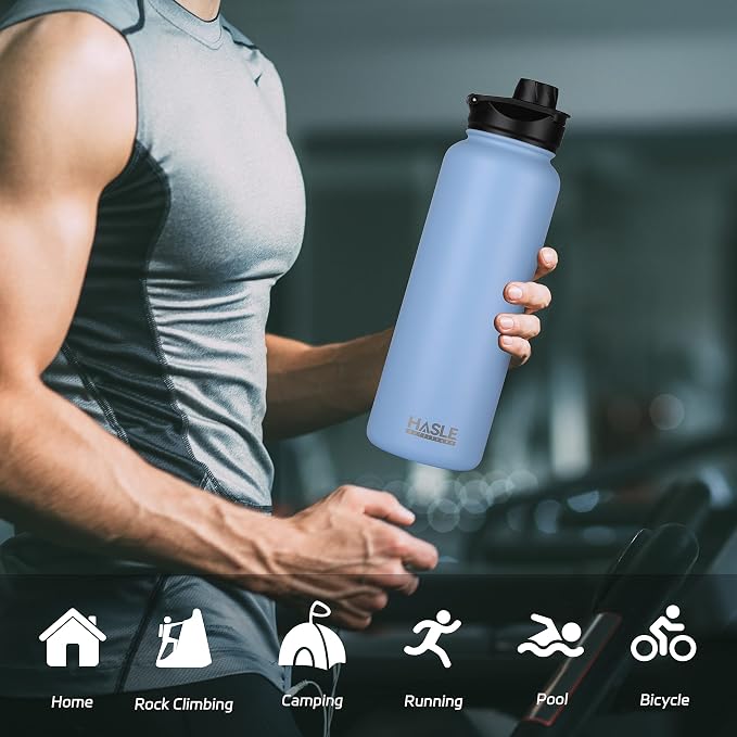 HASLE OUTFITTERS 40oz Stainless Steel Water Bottle, Vacuum Insulated Double - Image 6
