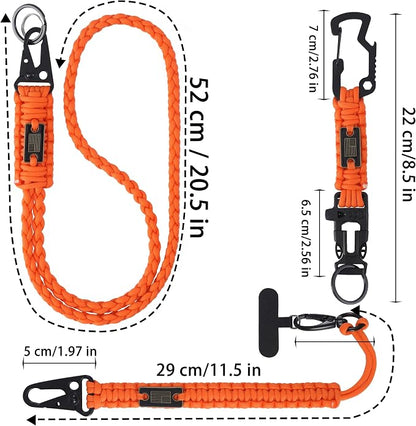 Heavy Duty Braided Paracord Lanyard - Image 5