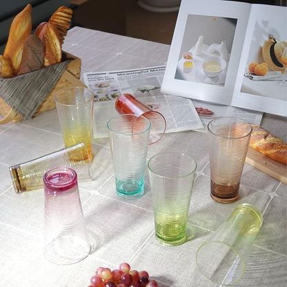 8-Piece Ombre Tumbler Set, 20oz Plastic Drinking Glasses, Shatterproof BPA-Free - Image 8