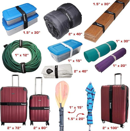 Reusable Cinch Straps & Cable Ties Combo Set, Securing Straps - Image 6