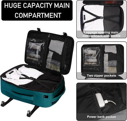 ECOHUB Travel Backpack 18x14x8 Spirit Airlines Personal Item Bag Carry On - Image 4
