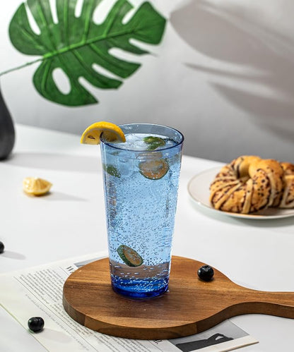 KOXIN-KARLU Mixed Drinkware 26-ounce Plastic Tumbler Acrylic Water Glasses - Image 4