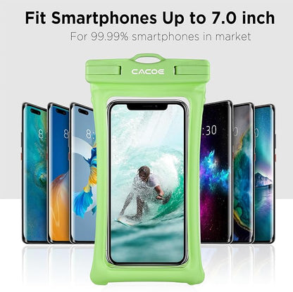 CACOE Floating Universal Waterproof Phone case 2 Pcs-Up to 7.0", Phone Pouch - Image 6