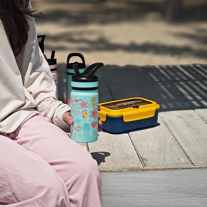 Fanhaw 14 Oz Kids Insulated Water Bottle - Image 6