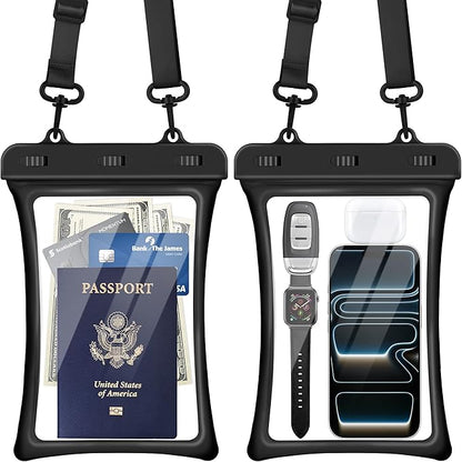 CACOE [Floatable Floating Universal IPX8 Waterproof Phone case 2 Pack-Up to by CACOE