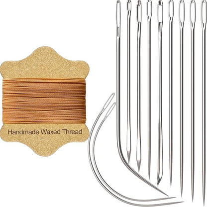 VONEEDL Upholstery Repair Kit: Waxed Sewing Thread & Heavy Duty Needles by VONEEDL