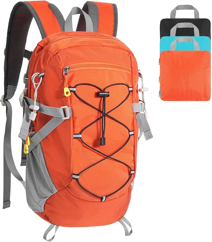 20L Hiking Backpack Lightweight Packable Hiking Daypack, Foldable Small Travel by Unknown