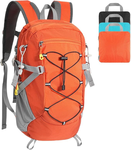 20L Hiking Backpack Lightweight Packable Hiking Daypack, Foldable Small Travel by Unknown