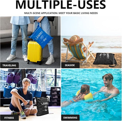 2 Pcs Large Travel Laundry Bag - Image 7