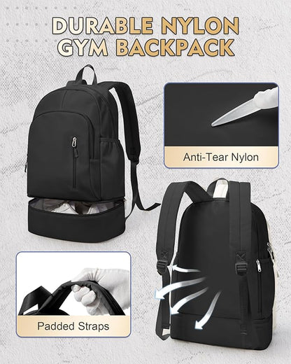 Gym Backpack for Women Men, Cheer bag, Lightweight Gym Bag - Image 3