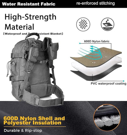Miramrax Tactical Backpack Military Army Daypack - Image 3