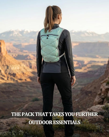 Small Lightweight Hiking Backpack, 3D Breathable Mesh Backpack - Image 6