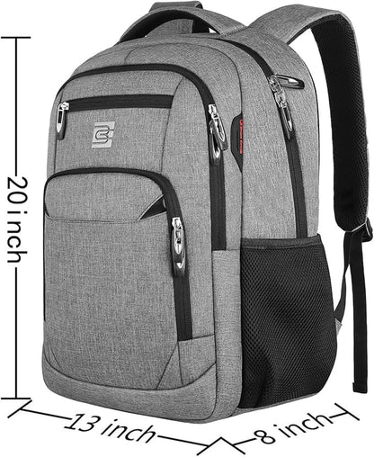 Volher 17 Inch Laptop Backpack, Business Anti Theft Slim Durable Laptops - Image 3
