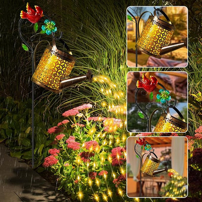 Mothers Day Gifts Solar Lights Outdoor, Watering Can - Image 2