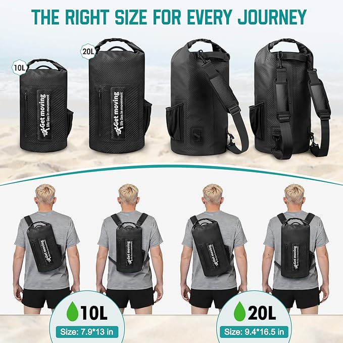 BKNOOU Dry Bag Waterproof Backpack - Image 8