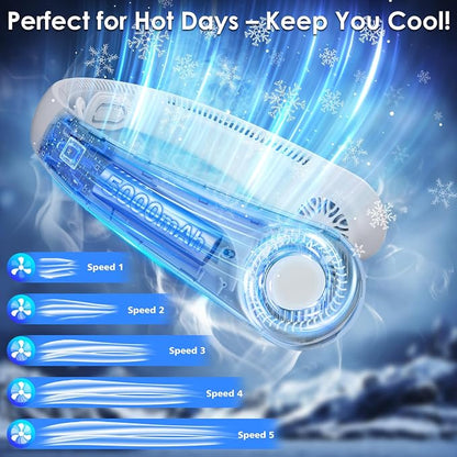 Portable Lightweight Neck Fan - Image 2