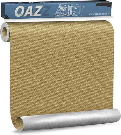 OAZ 16 x 79 inch Canvas Repair Patches Canvas Fabric Patch Self-Adhesive Fabric by OAZ