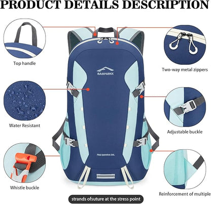 BAGPARKK Hiking Backpack, Large 35L Travel Backpacks - Image 5