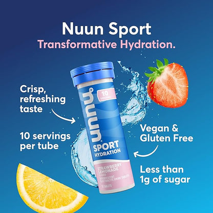 Nuun, Electrolyte Drink Tabs Strawberry Lemonade, 1.9 Ounce - Image 2