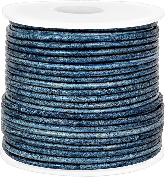 GENIQUE Real/Genuine Round Leather String Cord - Image 2