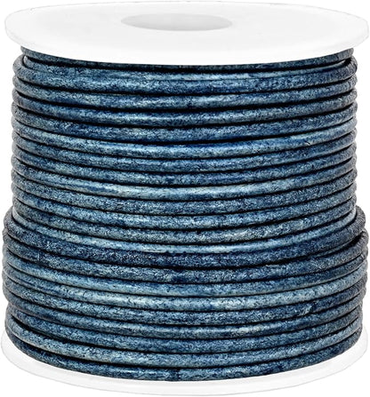 GENIQUE Real/Genuine Round Leather String Cord - Image 2