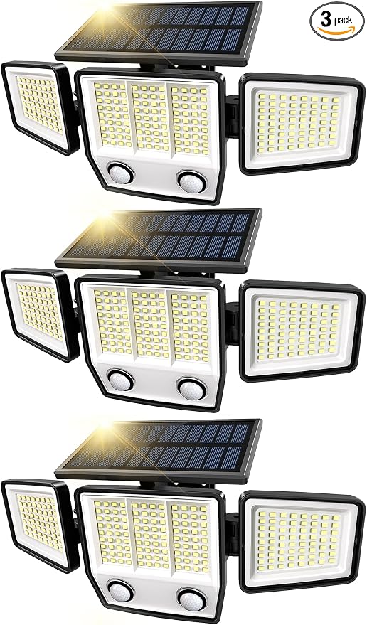 MDCMDCM Solar Motion Sensor Outdoor Lights Waterproof by MDCMDCMSolarLightsOutdoor