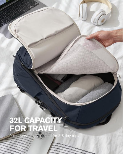 Tolaccea Travel Laptop Backpack 32L, TSA Friendly Flight Approved Computer Work - Image 12