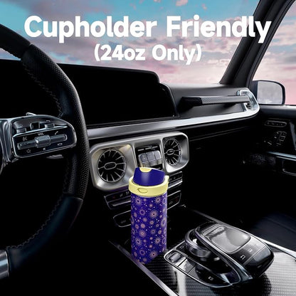 24 oz Insulated Water Bottle for Men: Meoky Stainless Steel Water Bottle - Image 6