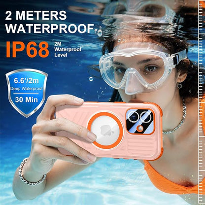 SPIDERCASE Magnetic for iPhone 17 Case Waterproof, 12FT Military Shockproof - Image 3