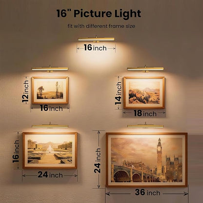 Wireless Picture Light Battery Operated, 16in Picture Light - Image 10