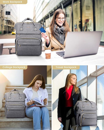 LOVEVOOK Laptop Backpack for Women, 15.6 Inch Travel Backpack - Image 8