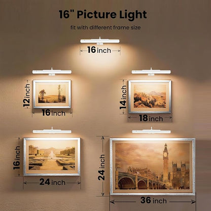 Rechargeable Picture Light for Wall Art White - Image 9