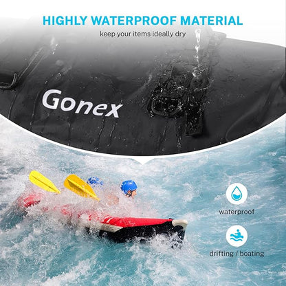 Gonex 40L 60L 80L Extra Large Waterproof Duffle Travel Dry Duffel Bag Heavy - Image 2
