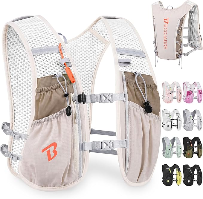 BECOJADDE Running Vest Hydration Backpack by BECOJADDE
